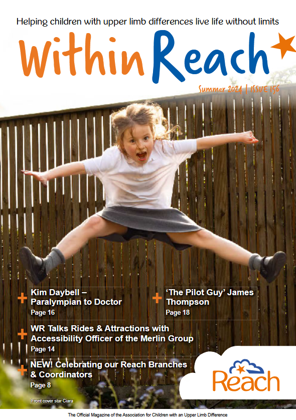 Front cover of Within Reach magazine Summer 2024