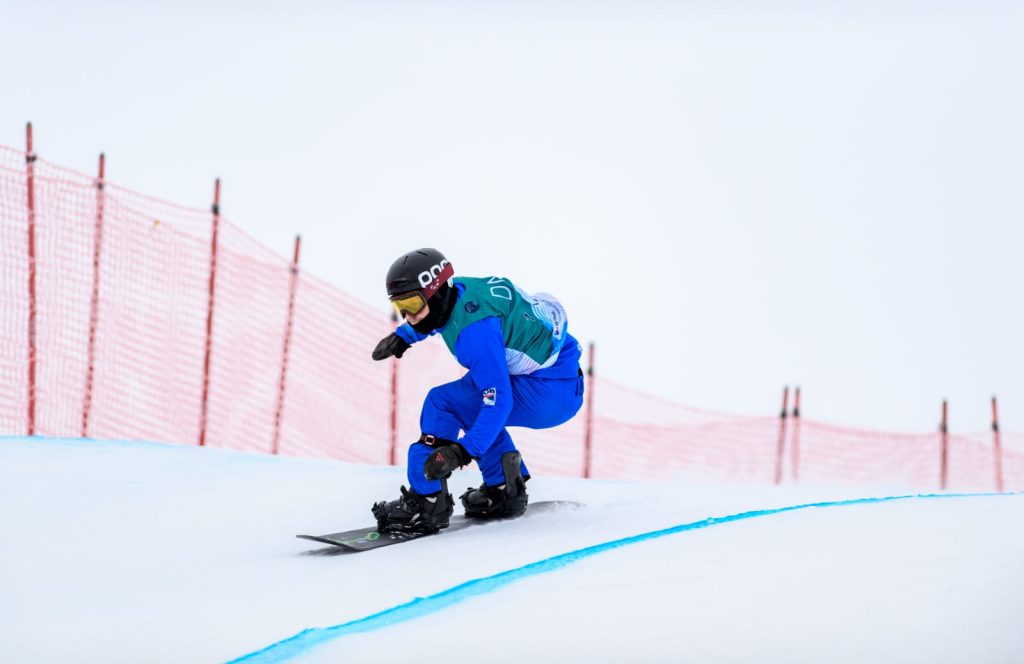 Para Snowboarder James Barnes Miller