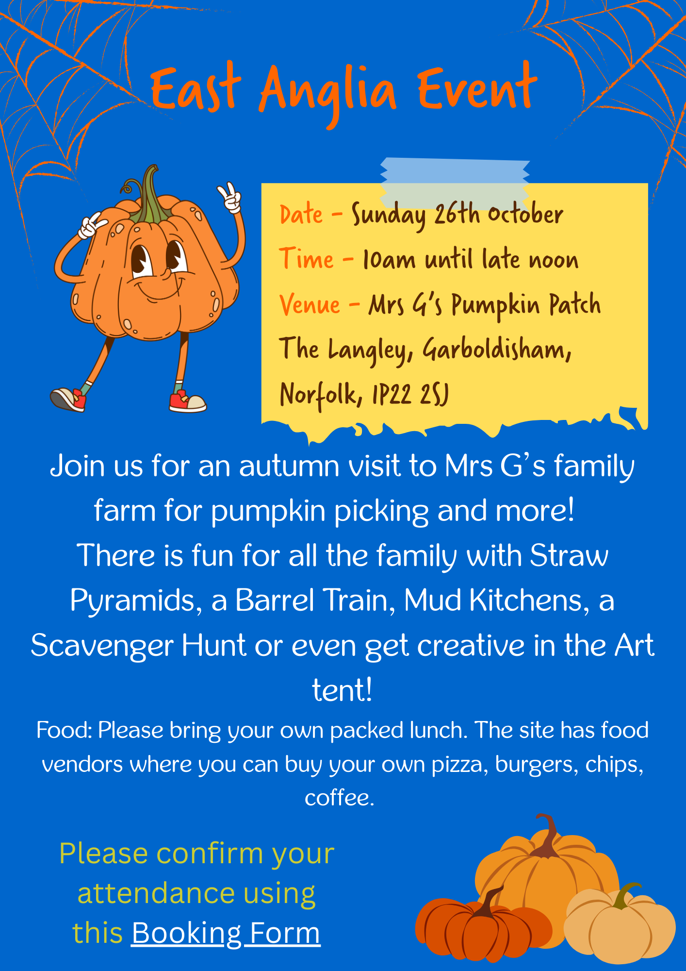 East Anglia – Pumpkin Patch 26th October 2025