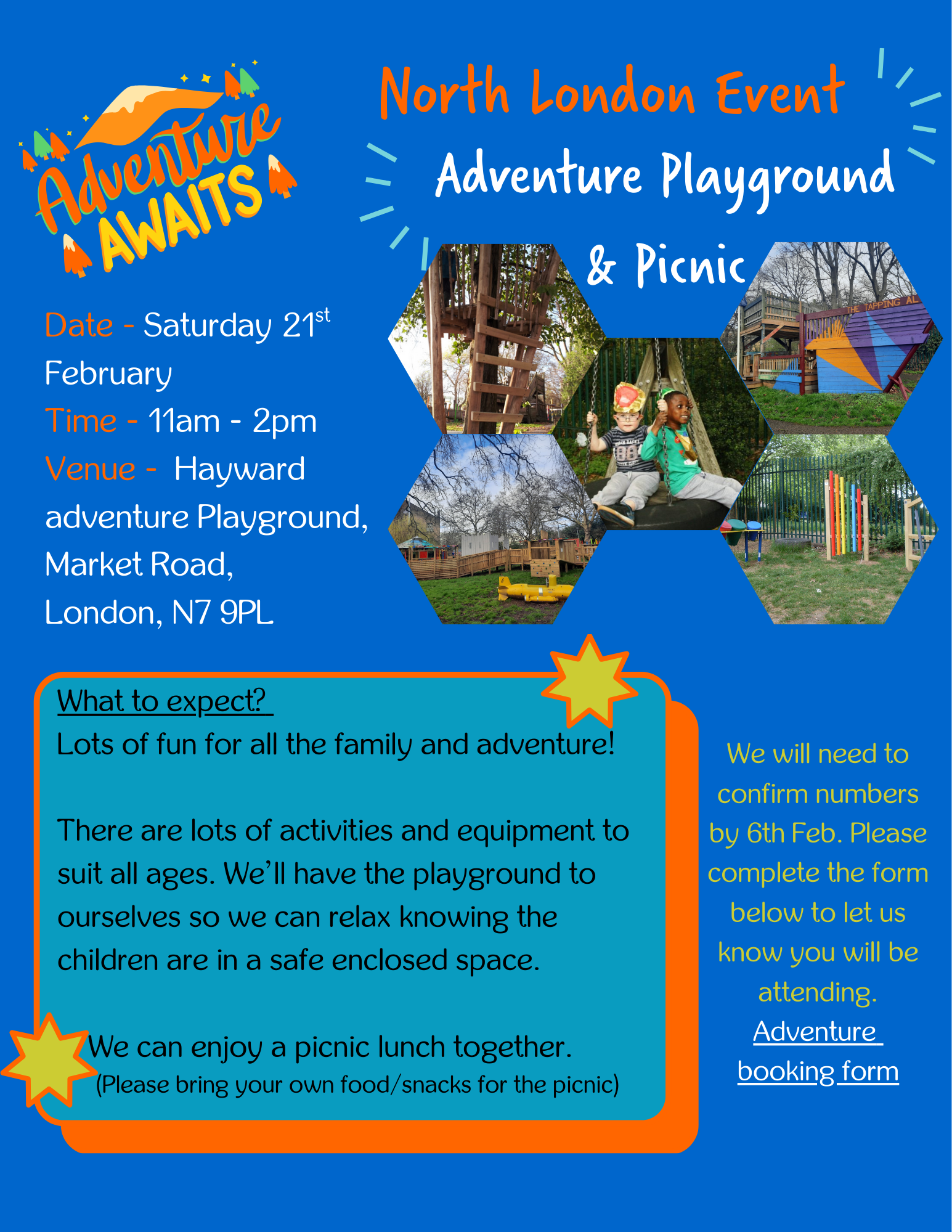 North London Event 21st Feb