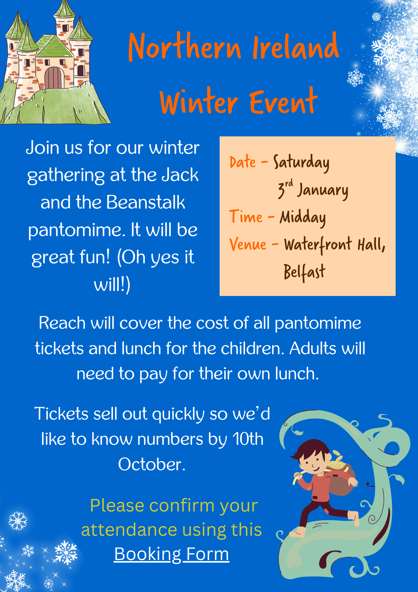 Northern Ireland Winter Panto 5th Jan