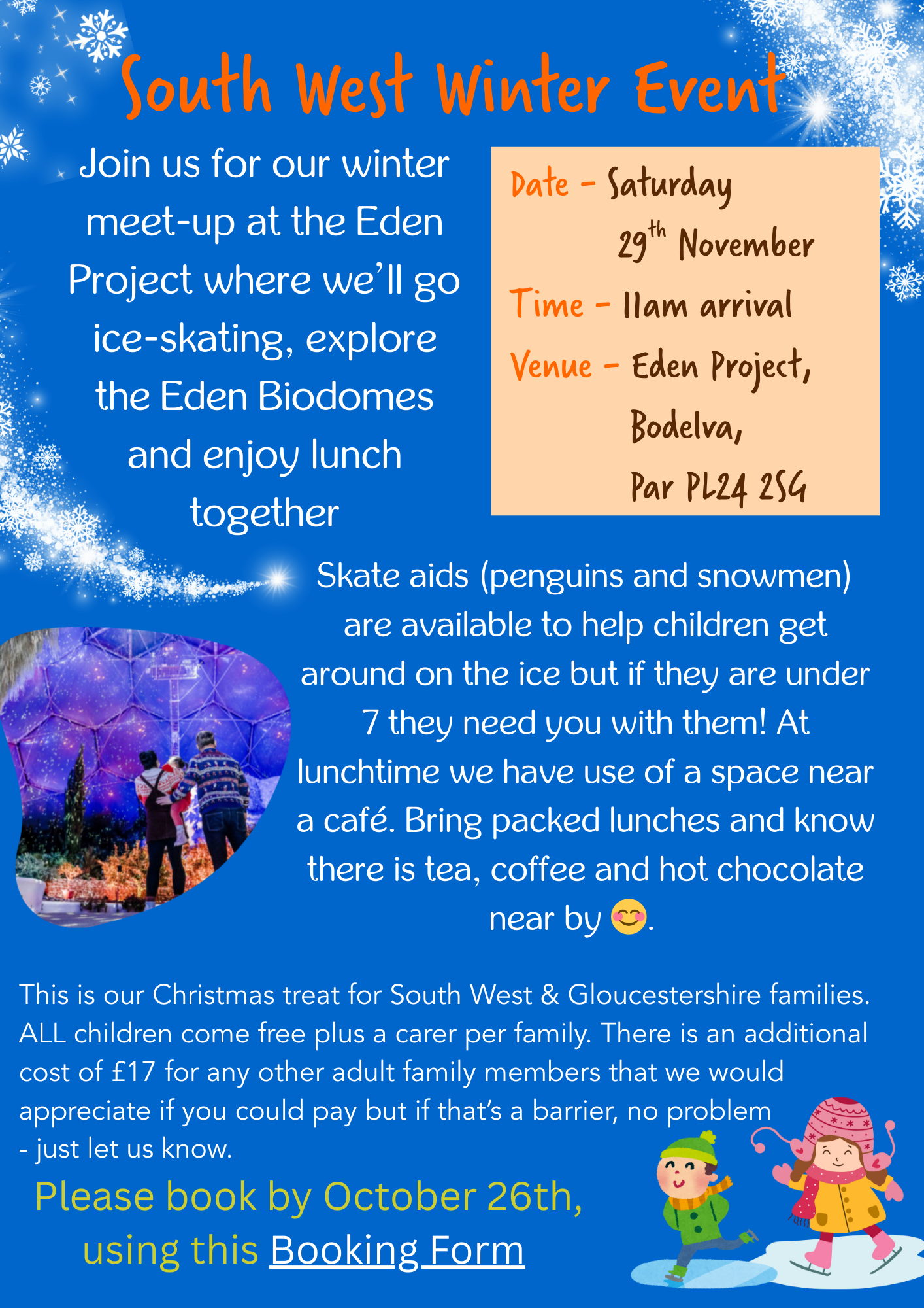 Southwest – Ice Skating at The Eden Project