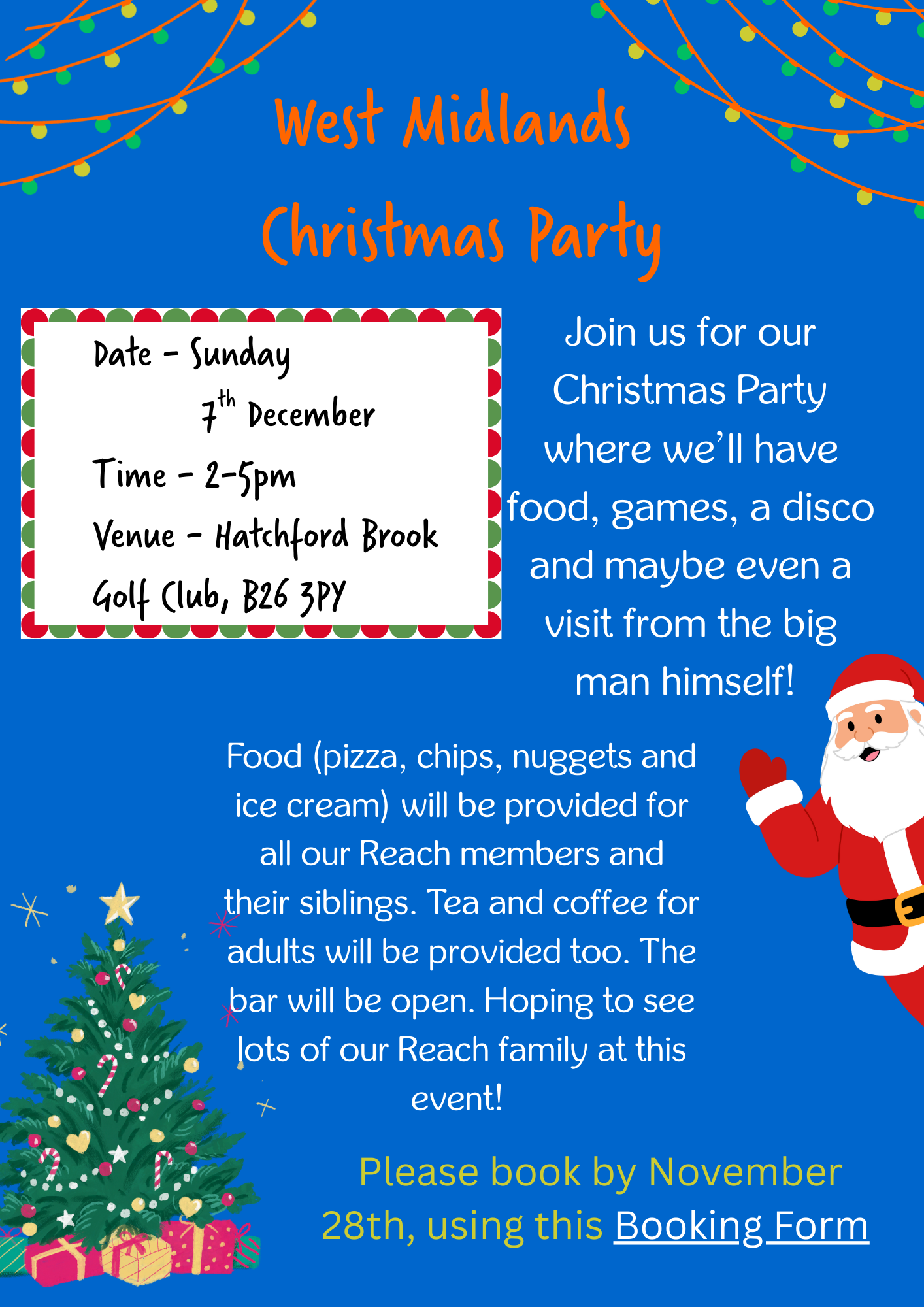 West Midlands Xmas Party – 7th December