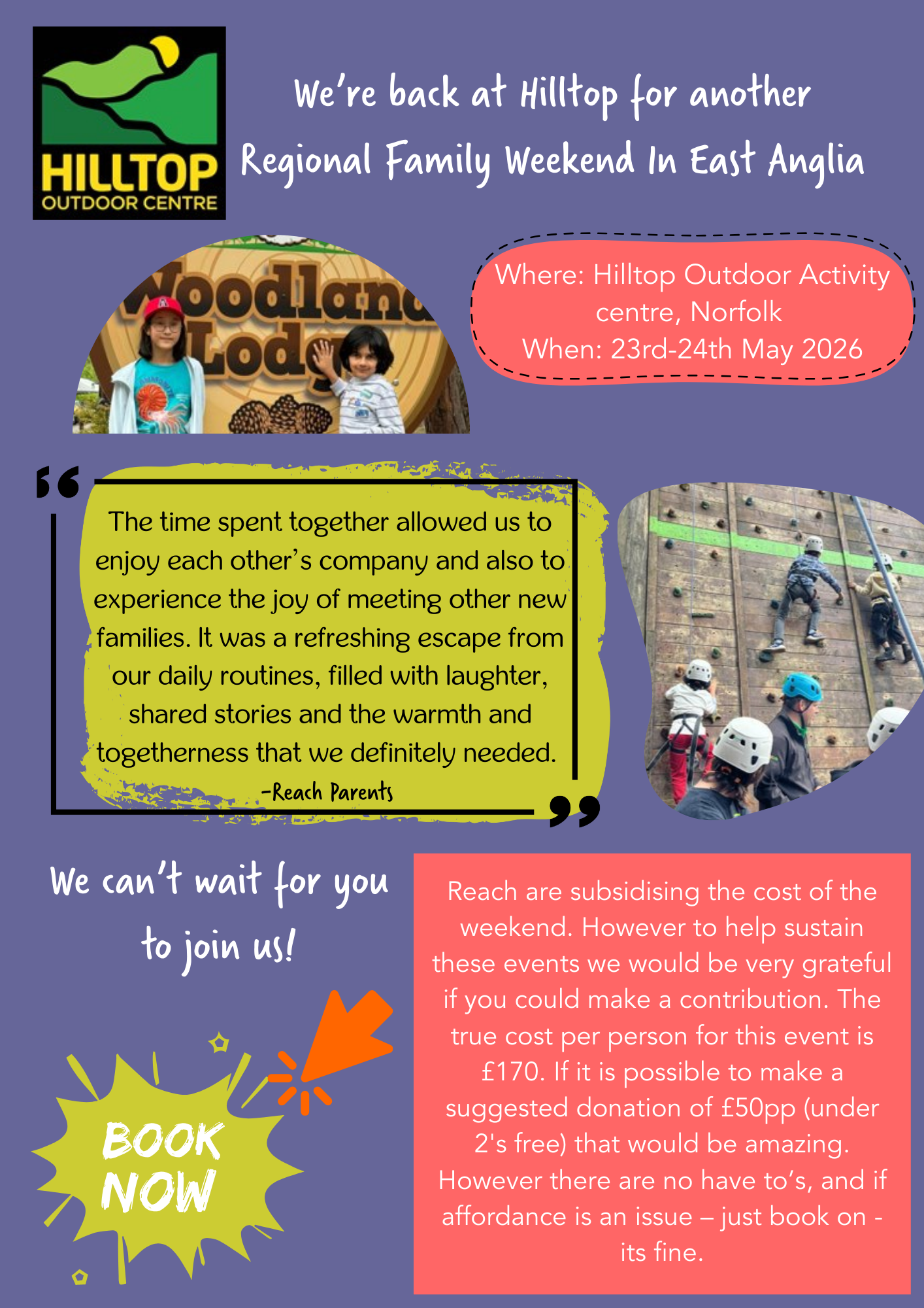 East Anglia Regional Family Weekend