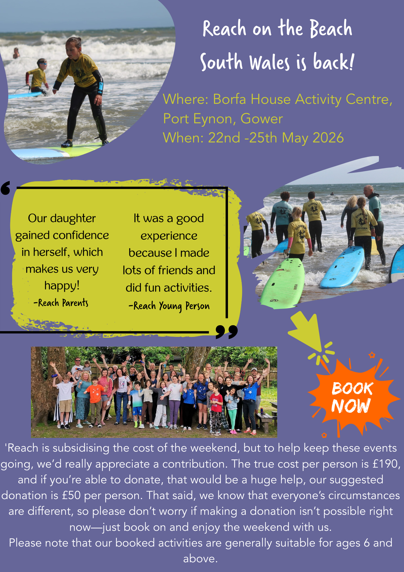Reach on the Beach – South Wales Family Weekend