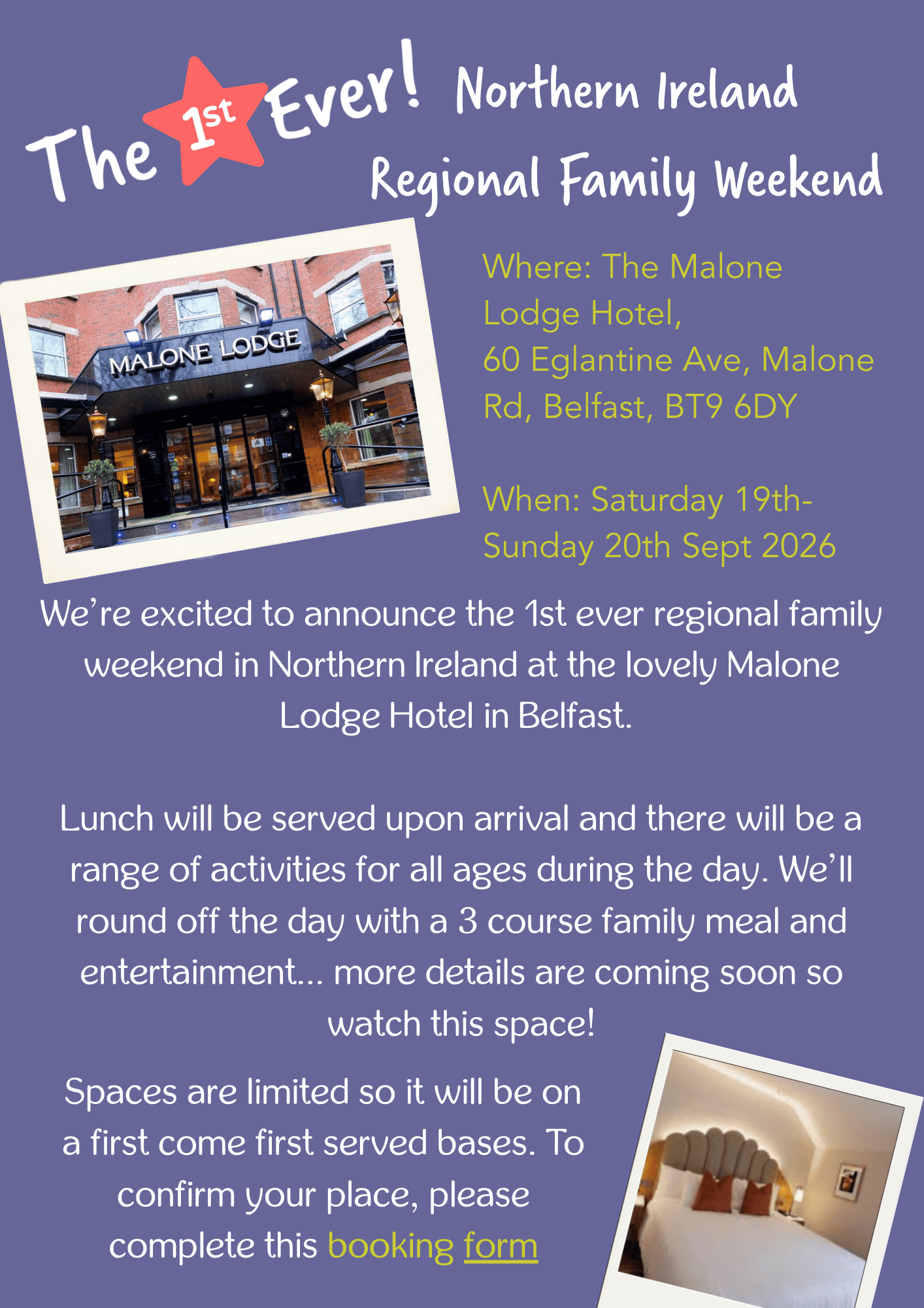 Northern Ireland Regional Family Weekend